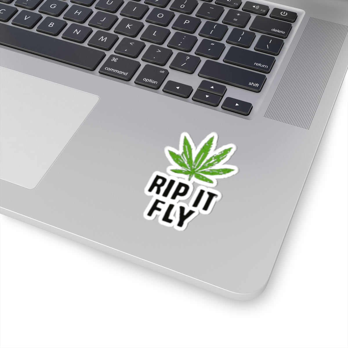 Cannabis-Themed Kiss-Cut Stickers - "RIP IT FLY"
