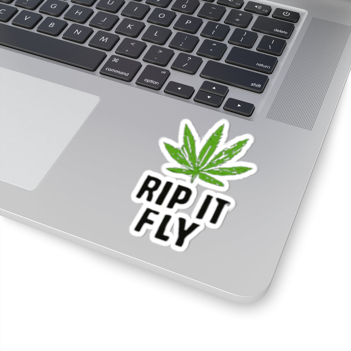 Cannabis-Themed Kiss-Cut Stickers - "RIP IT FLY"
