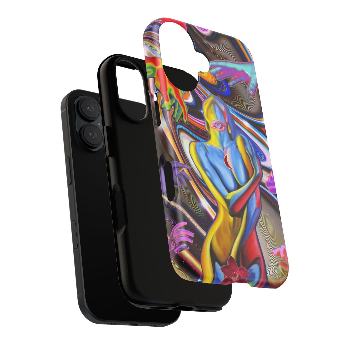 Vibrant Art Phone Case - Bold Abstract Design
