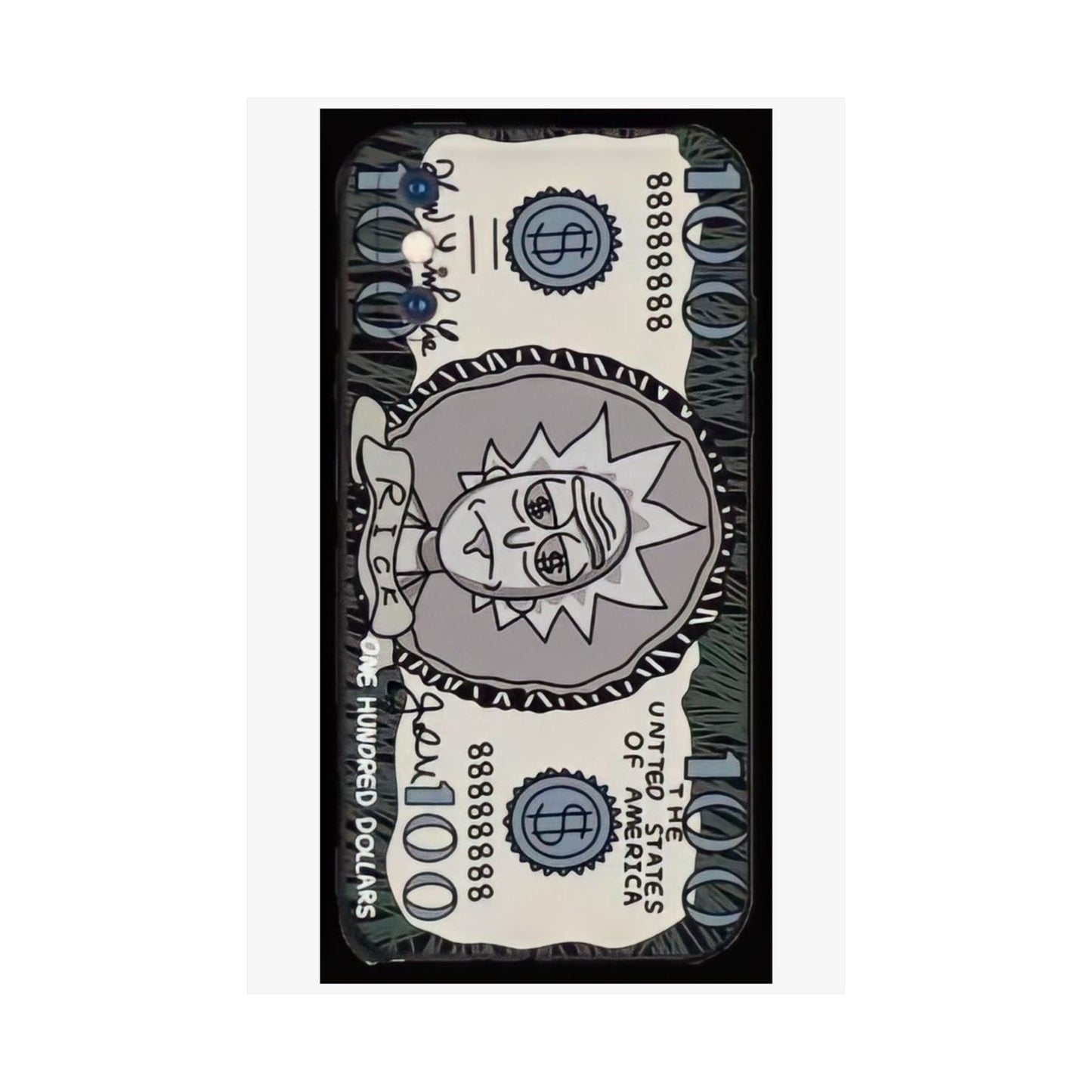 Money-Themed Matte Vertical Poster featuring Rick