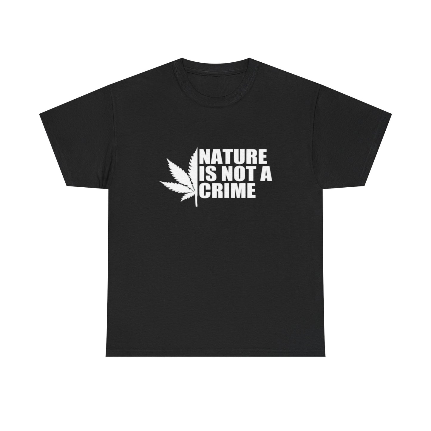 Nature Is Not A Crime Unisex Heavy Cotton Tee