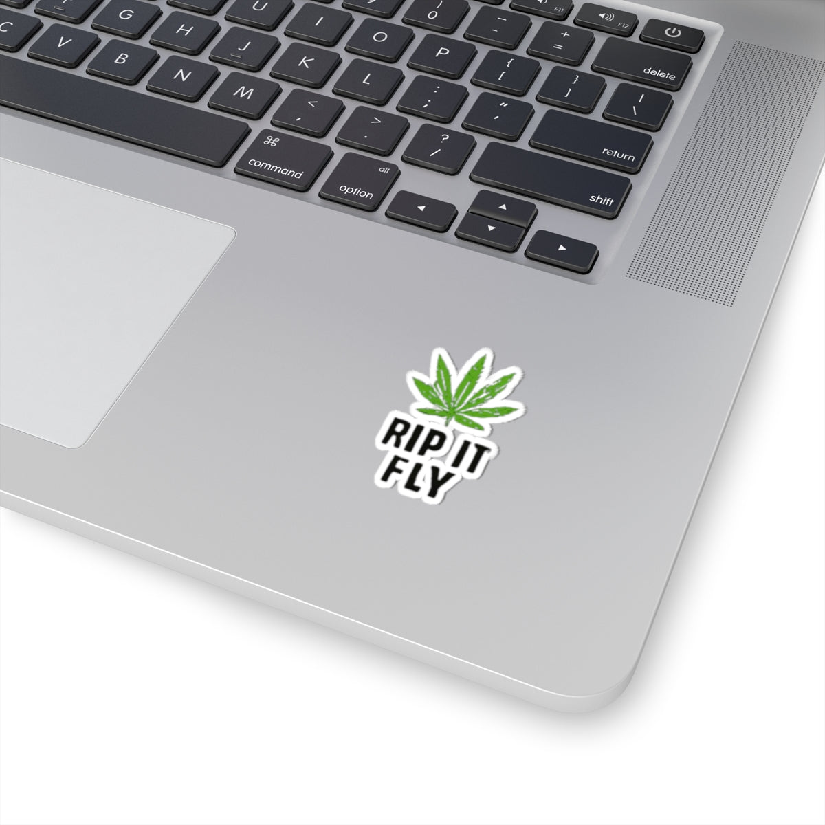Cannabis-Themed Kiss-Cut Stickers - "RIP IT FLY"