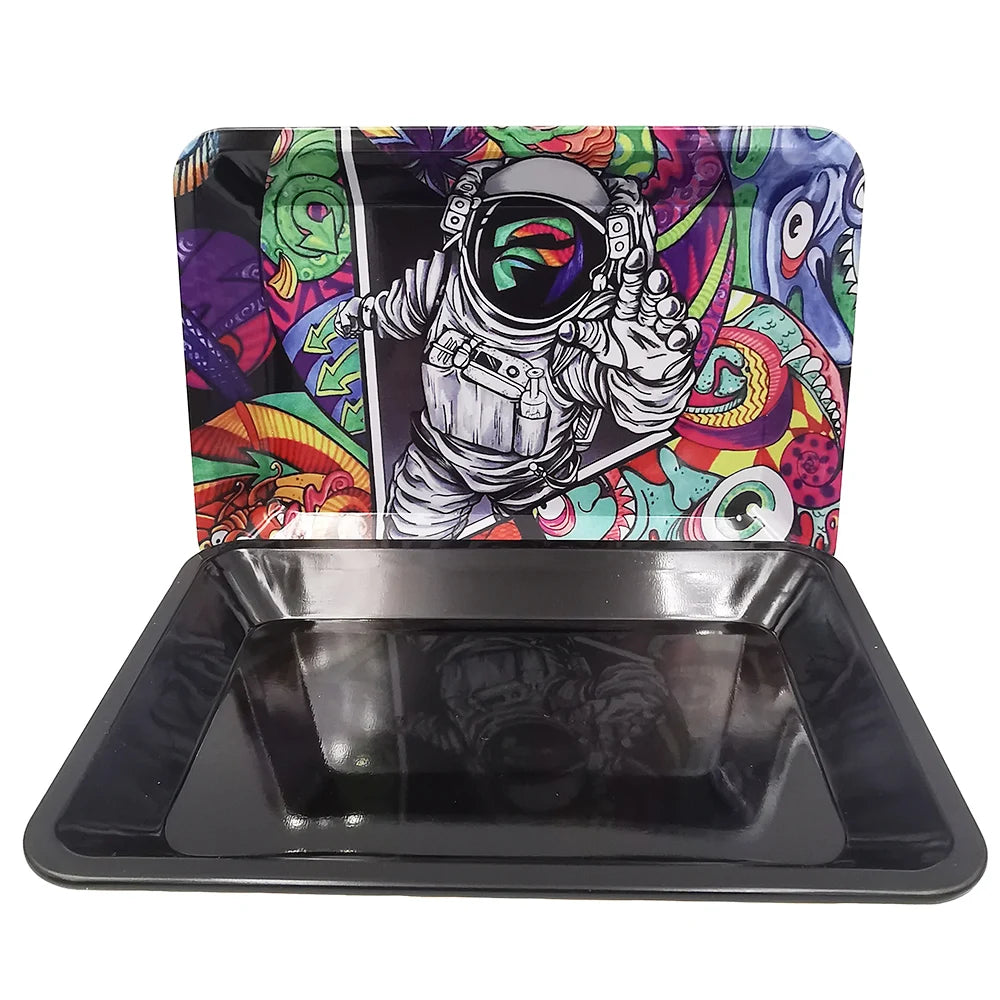 Rolling Tray 18*12.5CM Tobacco Metal Cigarette Smoking Accessories