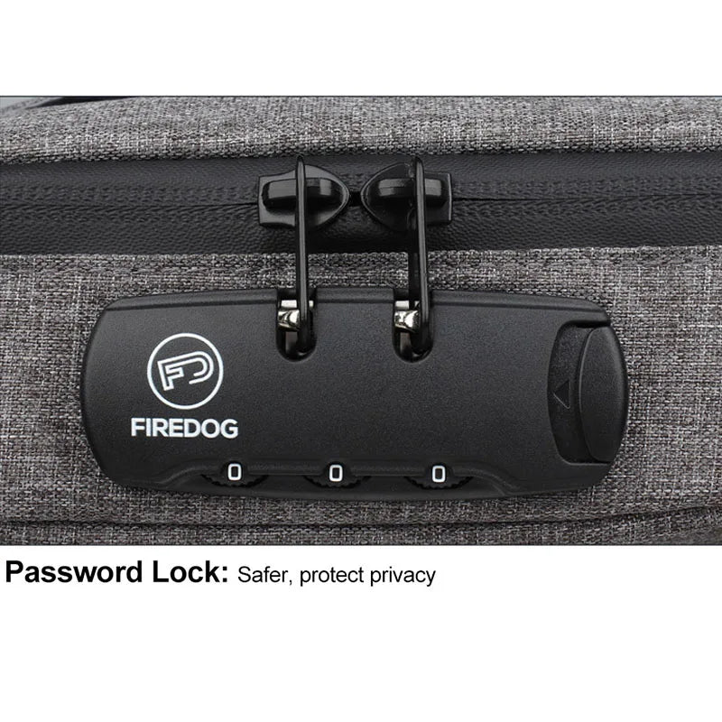 FIREDOG Smell Proof Crossbody Bag with lock Odor Proof Crossbody Bag