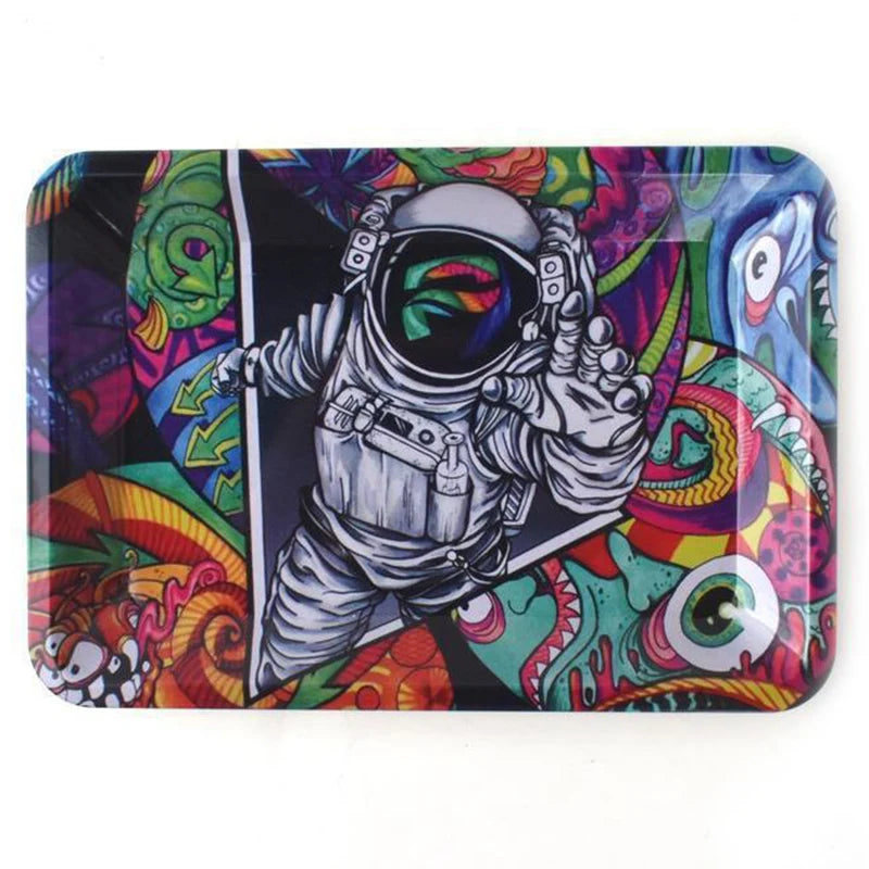Rolling Tray 18*12.5CM Tobacco Metal Cigarette Smoking Accessories