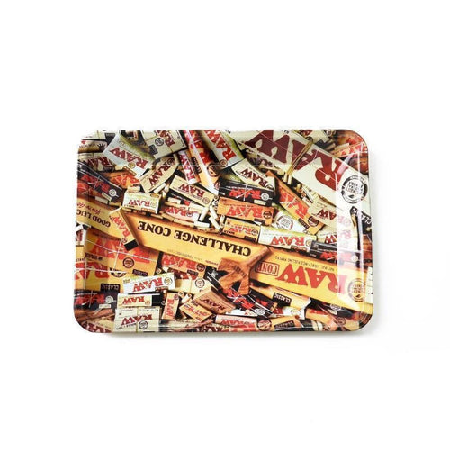 Household Metal Tray Rolling Tobacco Container Smoking Accessories