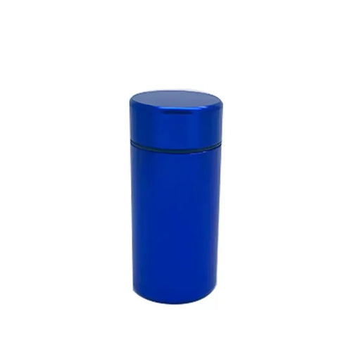 Portable Metal Stash Jar for Herb Tobacco Airtight Smell Proof