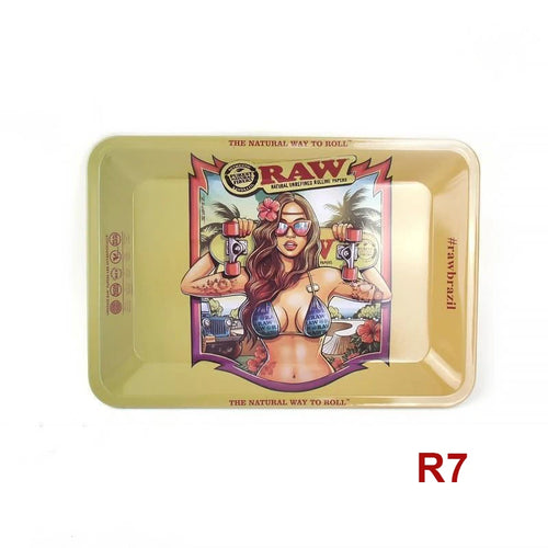 Storage Tobacco Tinplate Cigar Plate Tool Roller Case Metal Rolling