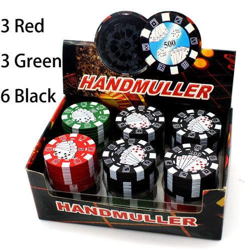 Herb Cutter Grinder Metal Plastic Cigarette Accessories Gadget Smoke