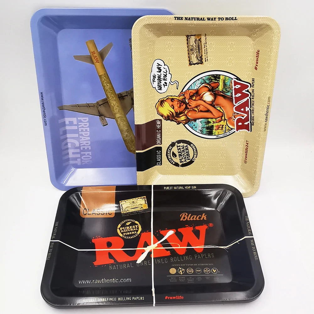 Rolling Tray 18*12.5CM Tobacco Metal Cigarette Smoking Accessories