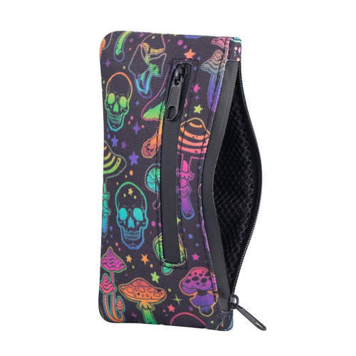 Portable Smell proof Lighter Bag Carbon Lined Odor Proof Bag, Mushroom