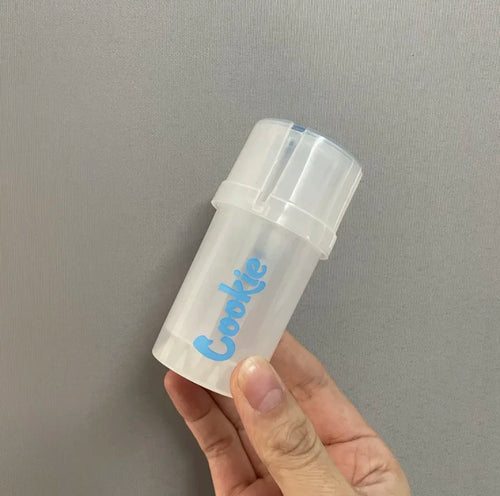 Portable Herb Storage Container and Grinder Plastic Tobacco Grinder