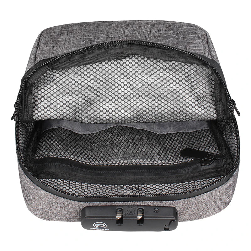 FIREDOG Smell Proof Crossbody Bag with lock Odor Proof Crossbody Bag