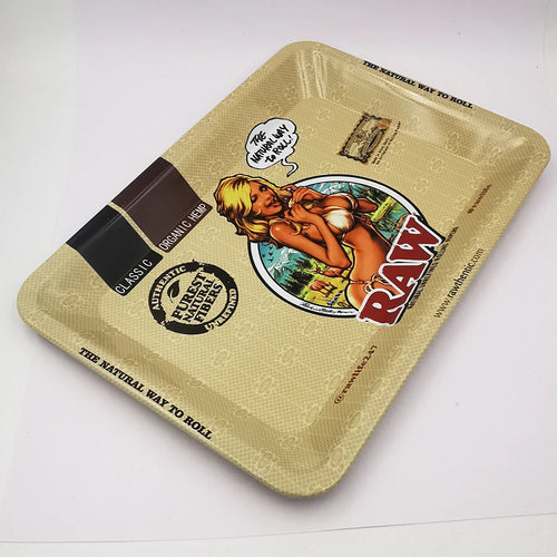 Rolling Tray 18*12.5CM Tobacco Metal Cigarette Smoking Accessories
