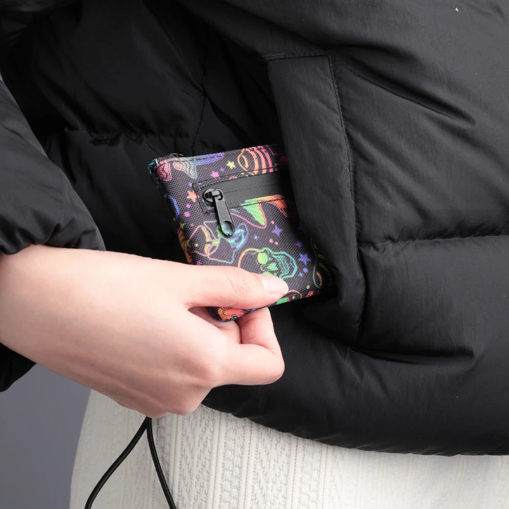 Portable Smell proof Lighter Bag Carbon Lined Odor Proof Bag, Mushroom