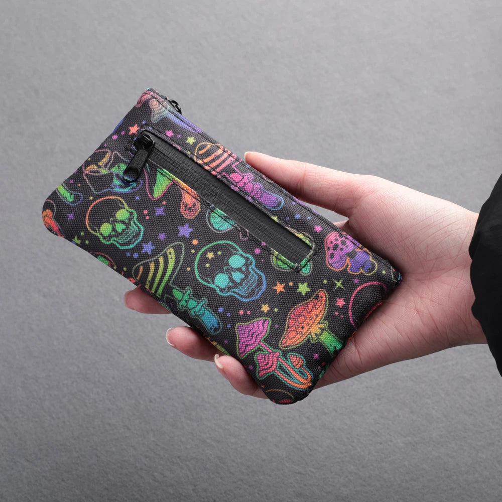 Portable Smell proof Lighter Bag Carbon Lined Odor Proof Bag, Mushroom