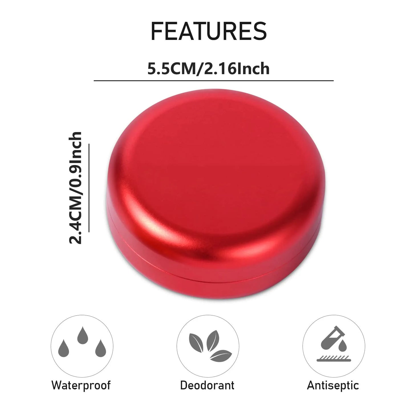 Aluminum Portable Smell Proof Herb Tobacco Storage Container Case