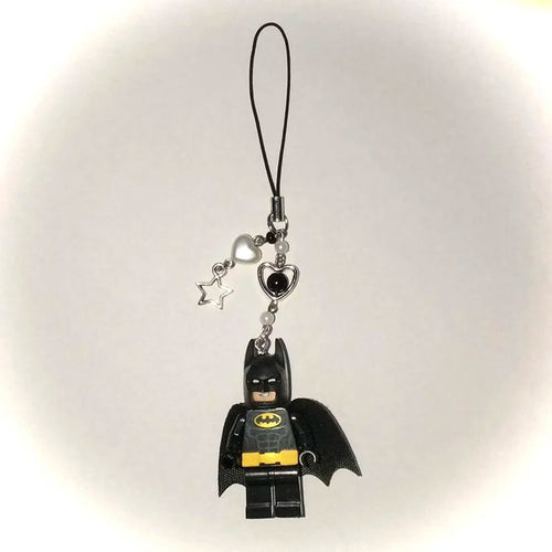 Cartoon 3D Fairy Bat Figure Character Pendant Phone Keychain