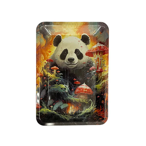 Household Metal Tray Rolling Tobacco Container Smoking Accessories