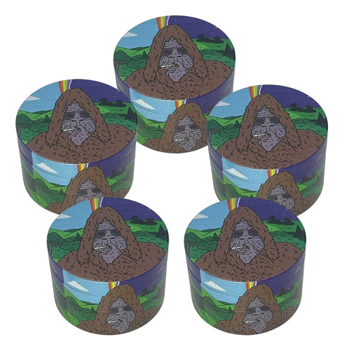 50mm Metal Gorilla Herb Grinder 4-Layers Manual Spice Pepper Mill