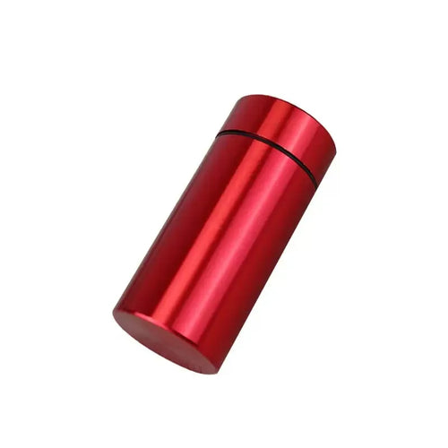 Portable Metal Stash Jar for Herb Tobacco Airtight Smell Proof