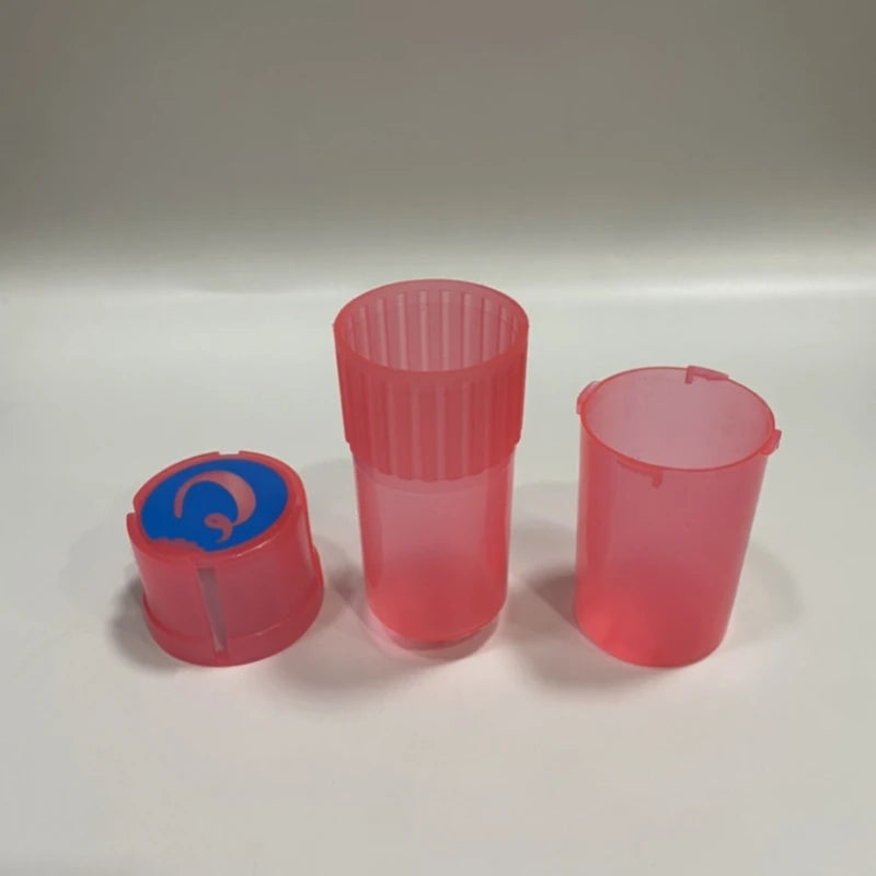 Herb Storage Container and Grinder Plastic Tobacco Grinder 75ML