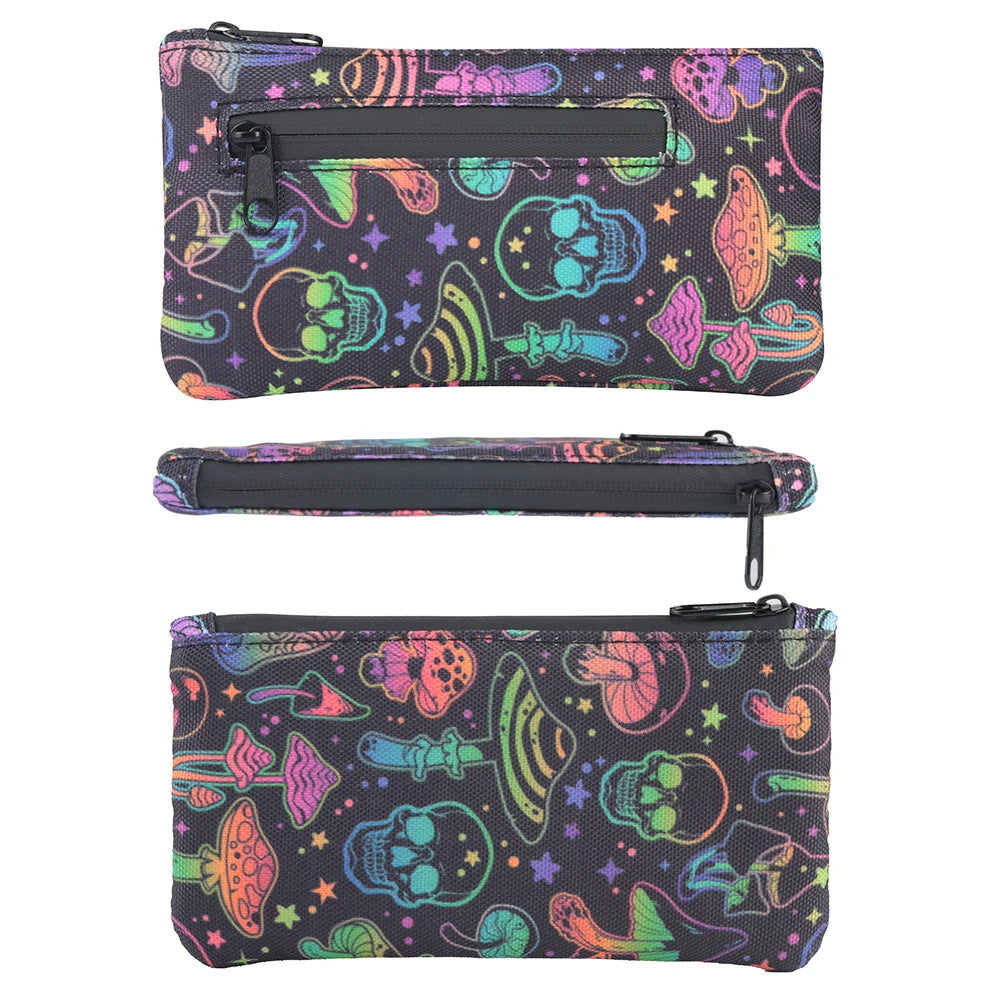 Portable Smell proof Lighter Bag Carbon Lined Odor Proof Bag, Mushroom