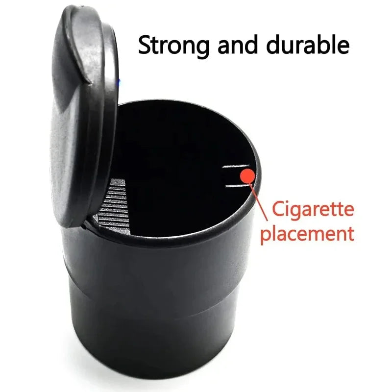 Universal Car LED Ashtray Garbage Coin Storage Cup Container Cigar