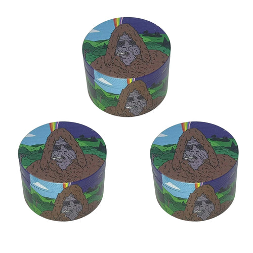 50mm Metal Gorilla Herb Grinder 4-Layers Manual Spice Pepper Mill