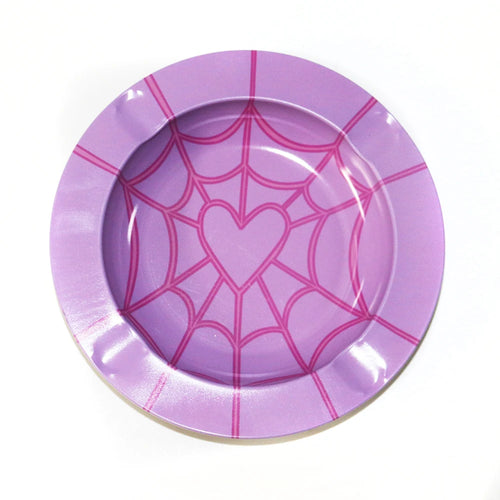 Cartoon Metal Rolling Tray - round Tobacco Herb Ashtray Creative