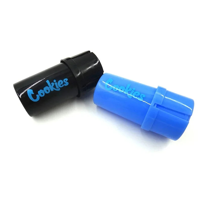 Portable Herb Storage Container and Grinder Plastic Tobacco Grinder