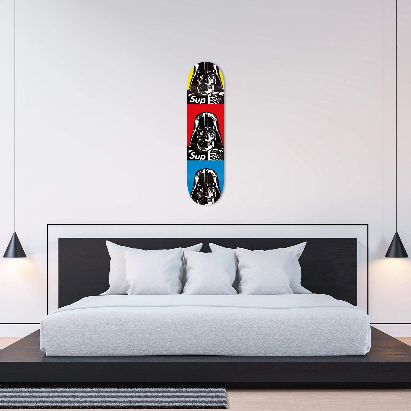 Space SUP Red Skateboard