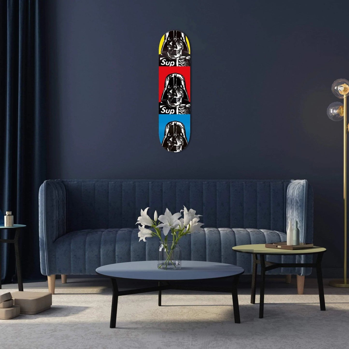 Space SUP Red Skateboard