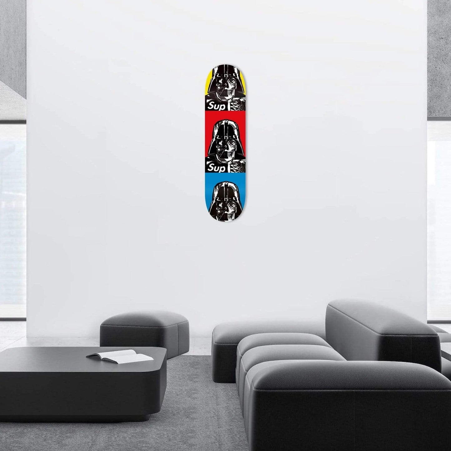 Space SUP Red Skateboard